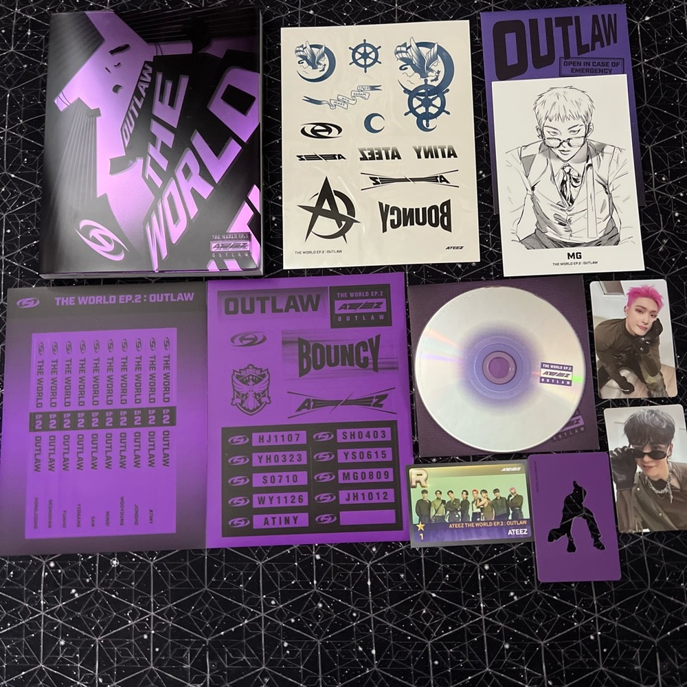 UNSEALED Ateez Outlaw : The World Album